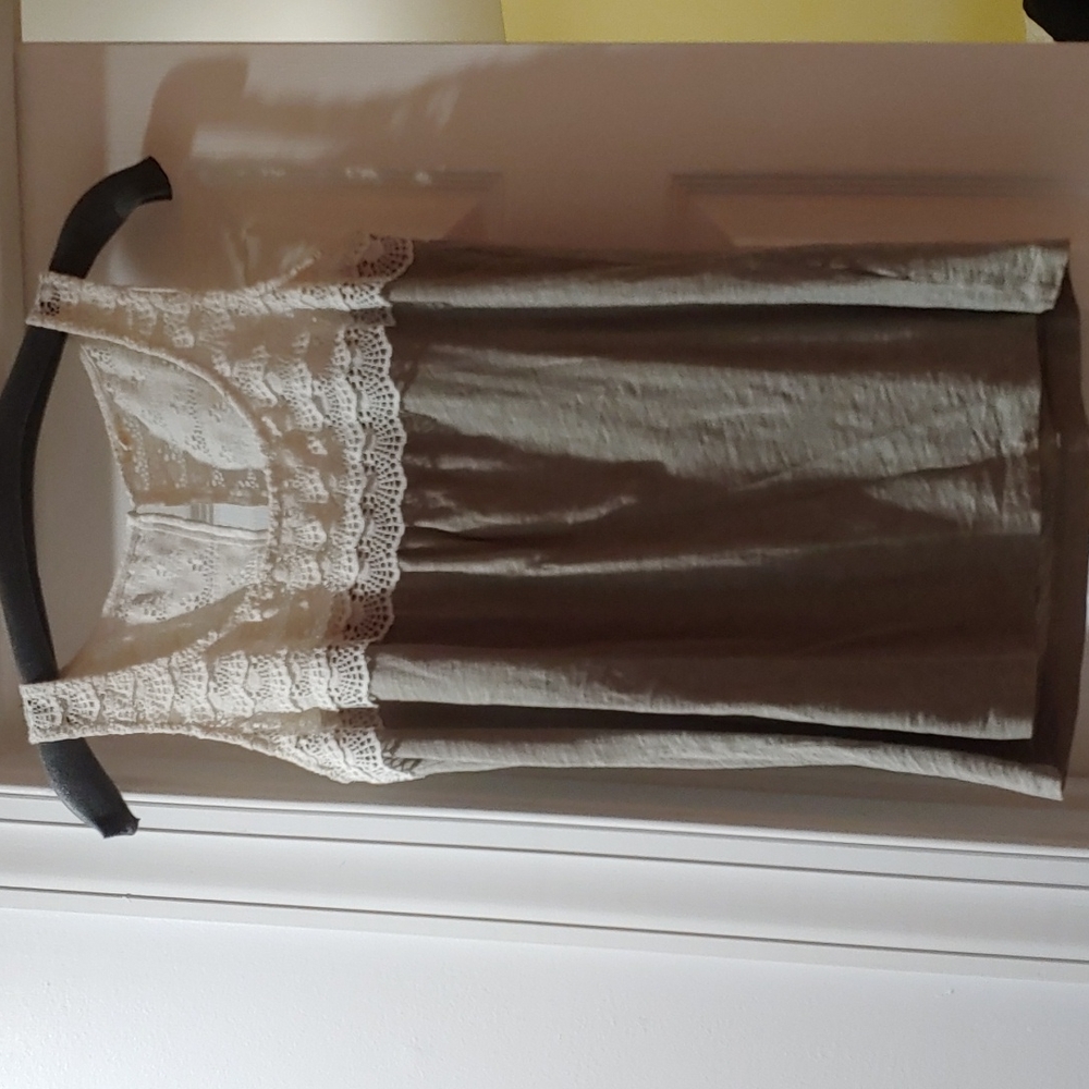 J.Crew XS scalloped Lace Tank Top